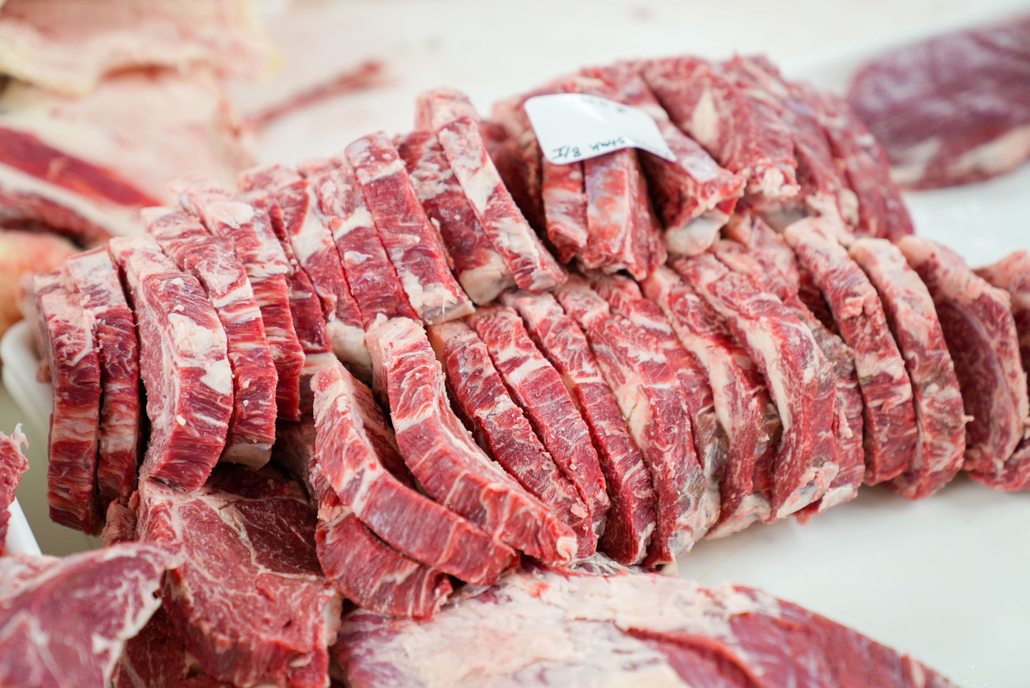 Beef Cut Strips 4/10 Lbs