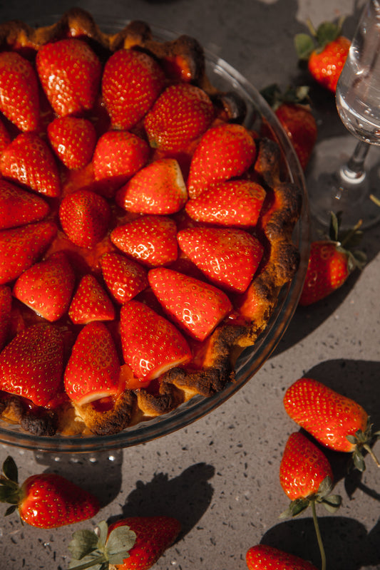 Strawberry topped - Fresh Cut